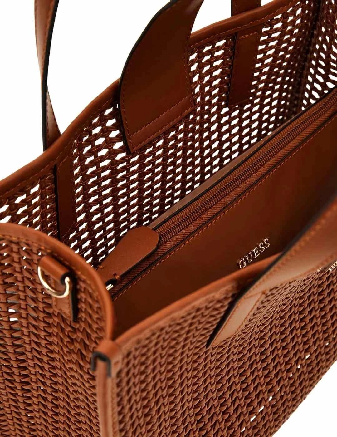 Guess Bolso de mano Brigitta Marrón