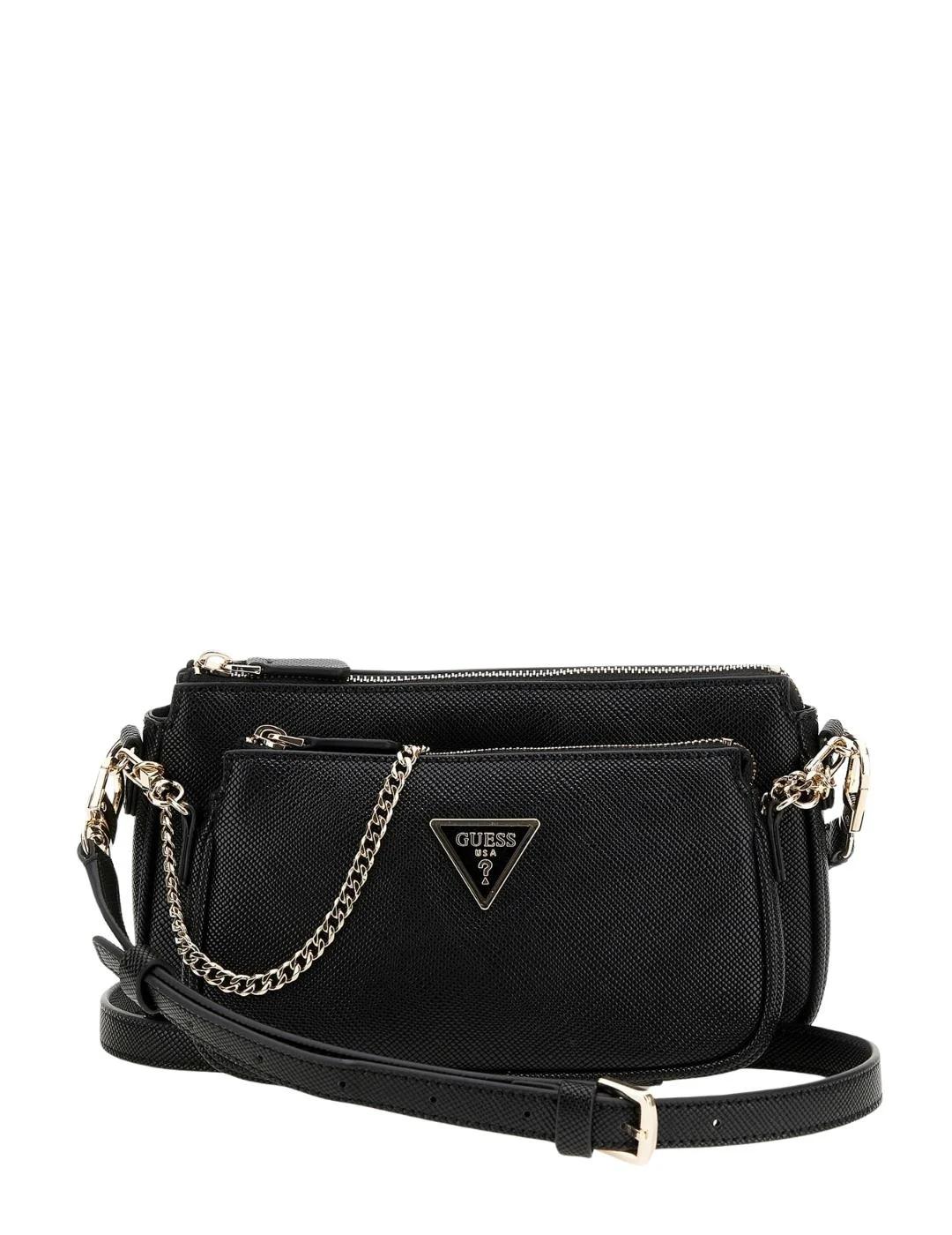 Guess Mini Bolso Bandolera Noelle Negro