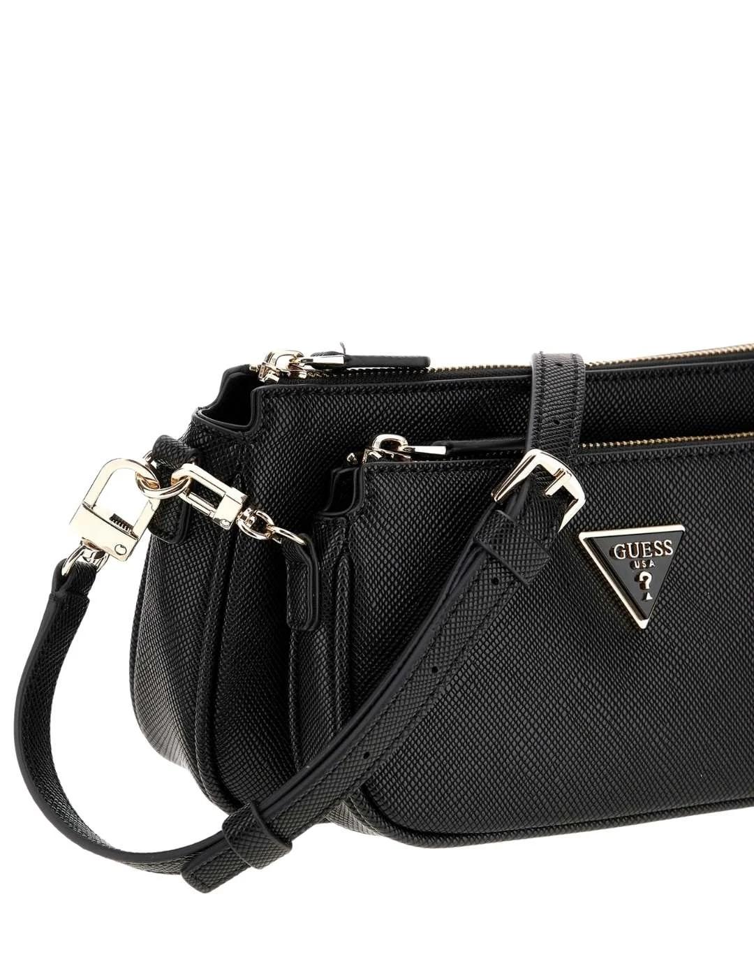 Guess Mini Bolso Bandolera Noelle Negro
