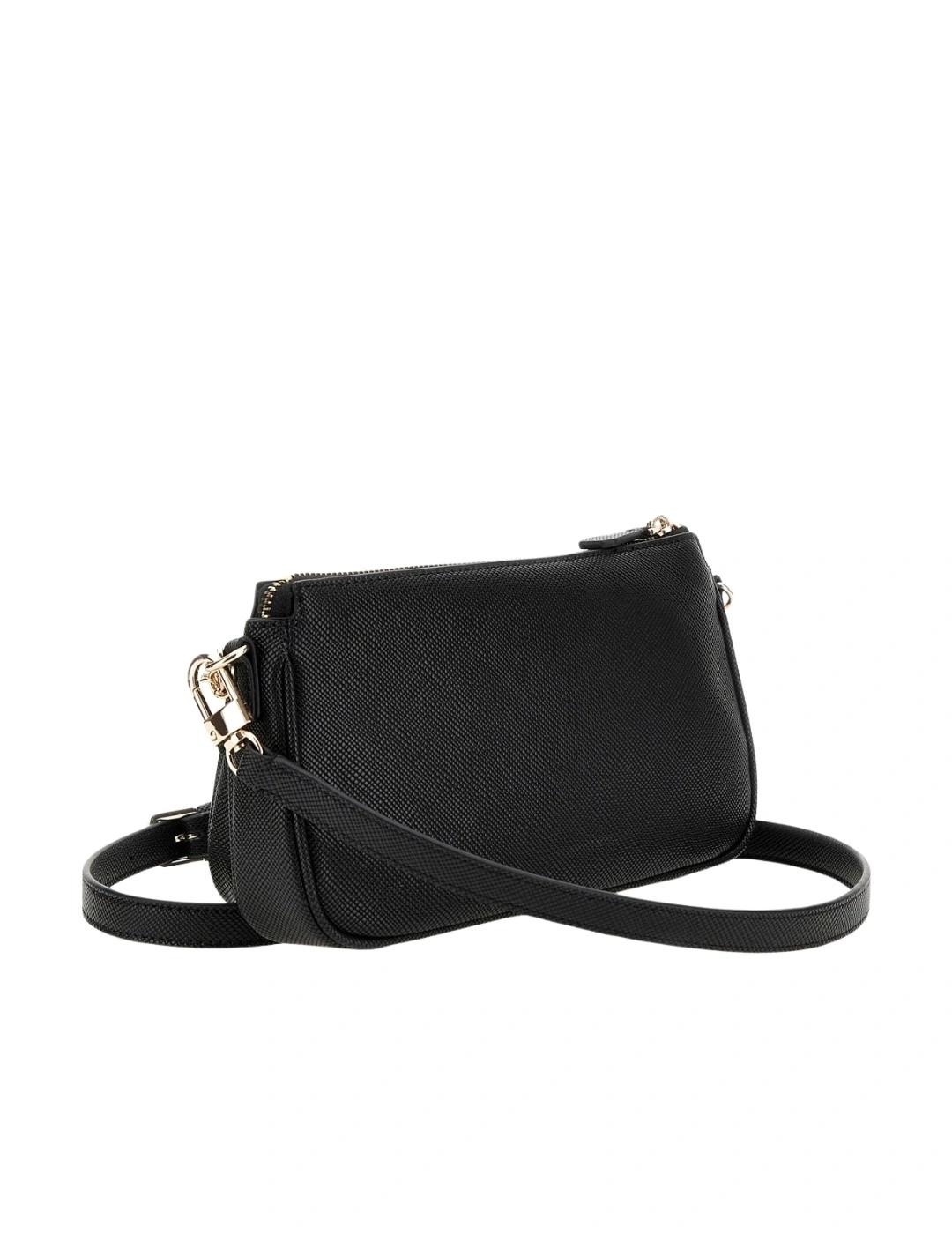 Guess Mini Bolso Bandolera Noelle Negro
