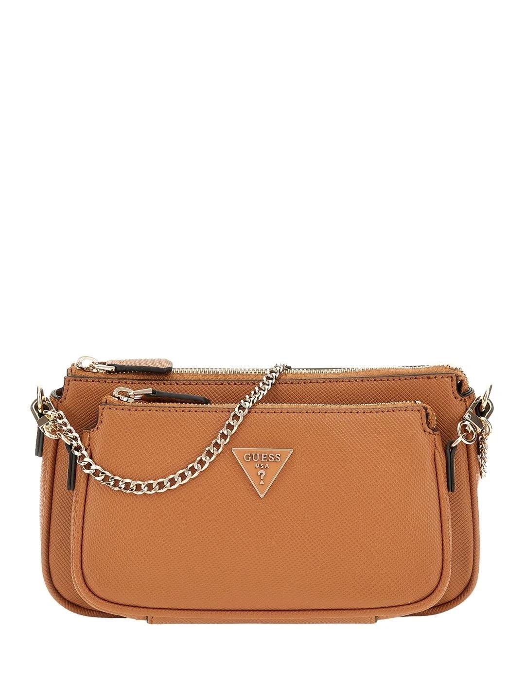 Guess Mini Bolso Bandolera Noelle Marrón