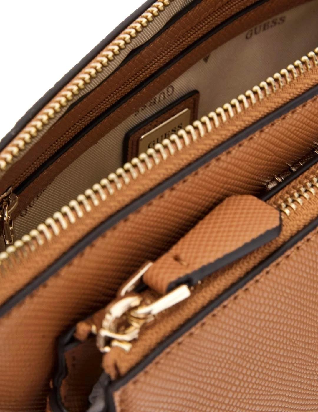 Guess Mini Bolso Bandolera Noelle Marrón