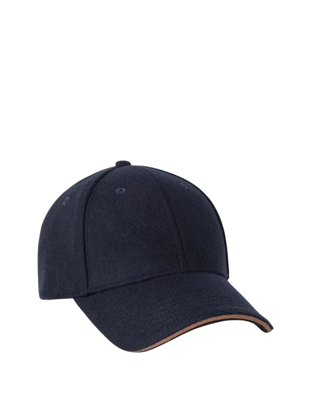 Hackett Gorra de franela Azul marino
