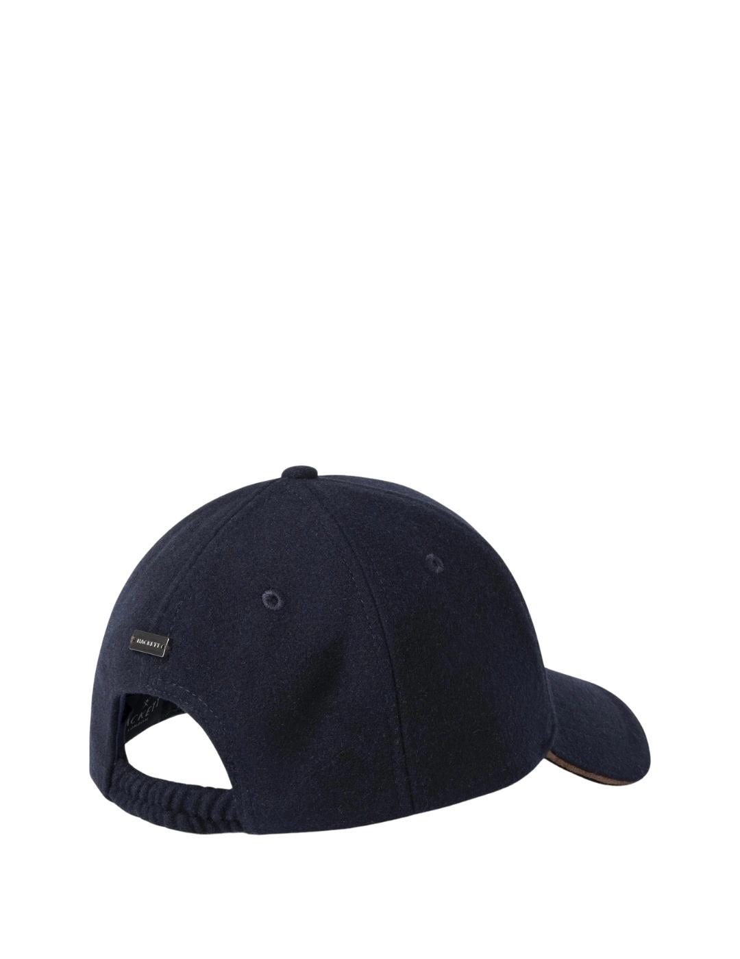 Hackett Gorra de franela Azul marino