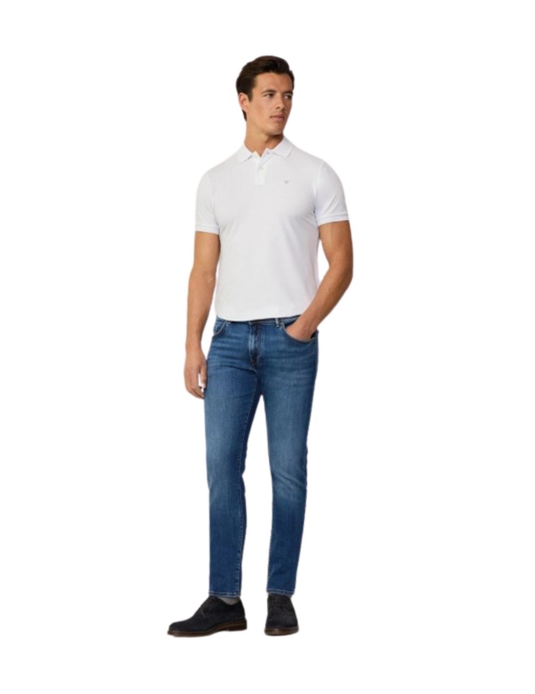 Hackett Pantalones Vintage Wash Denim R Azul