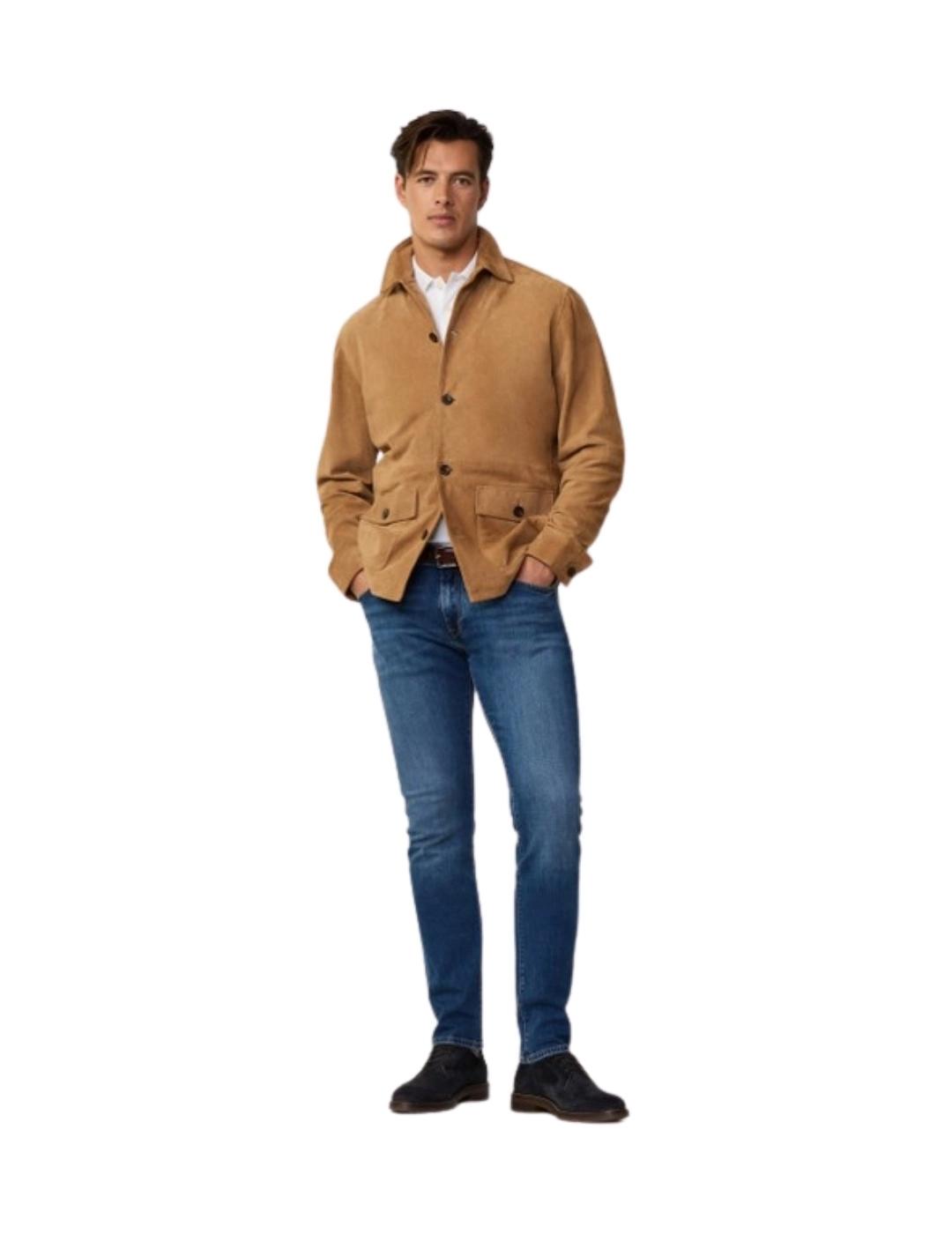 Hackett Pantalones Vintage Wash Denim R Azul