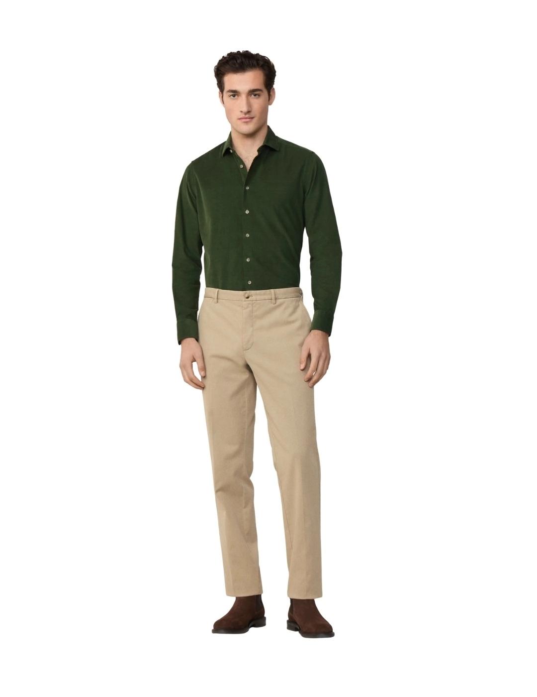 Hackett Camisa Verde oscuro