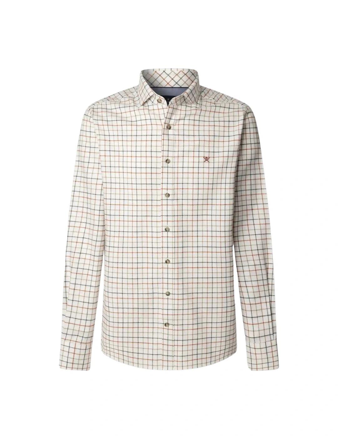Hackett Camisa Blanca con cuadros de colores