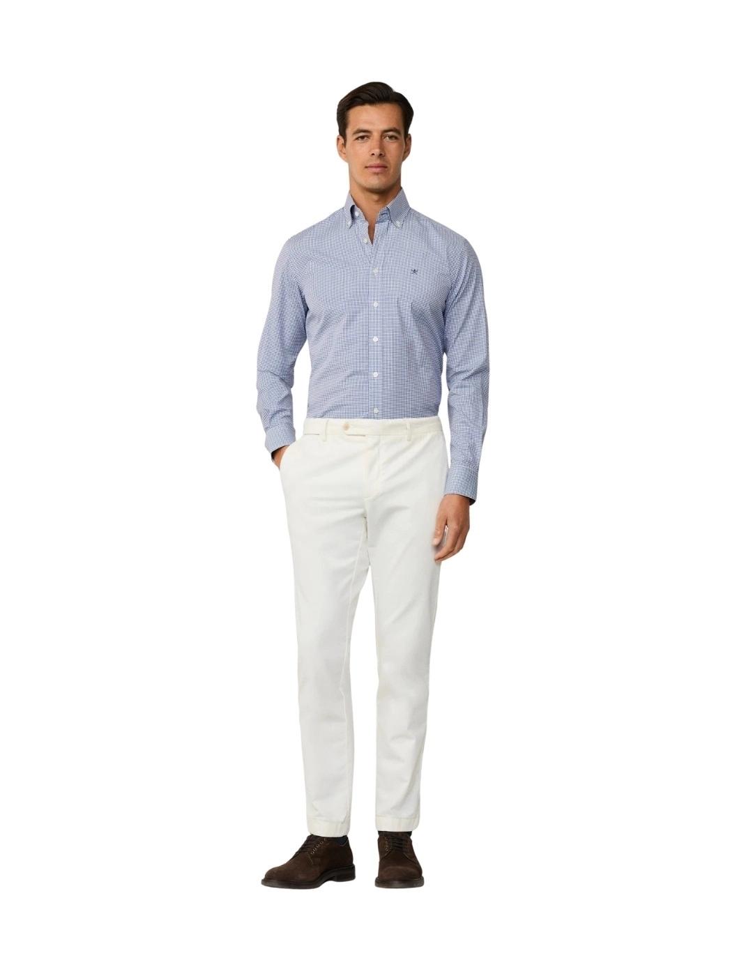 Hackett Camisa Azul cuadros pequeños