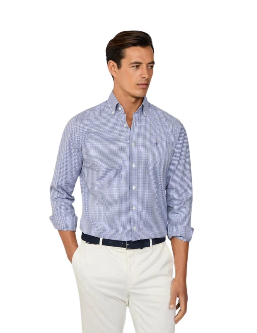 Hackett Camisa Azul cuadros pequeños