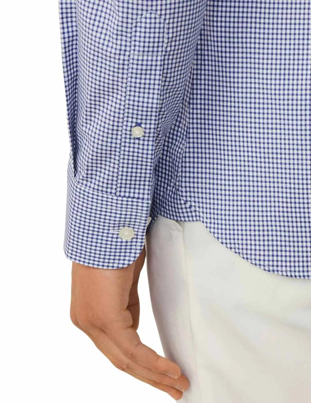 Hackett Camisa Azul cuadros pequeños