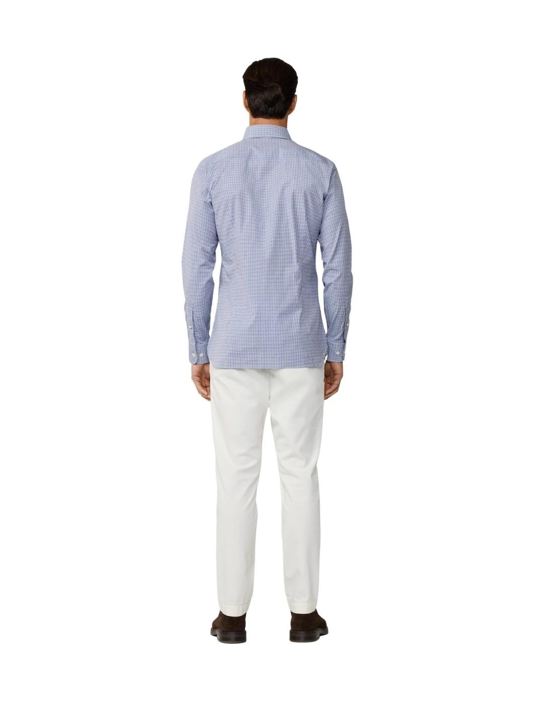 Hackett Camisa Azul cuadros pequeños