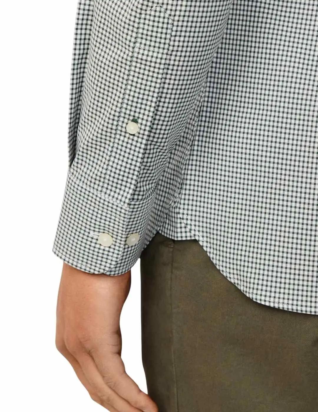 Hackett Camisa Verde cuadros pequeños