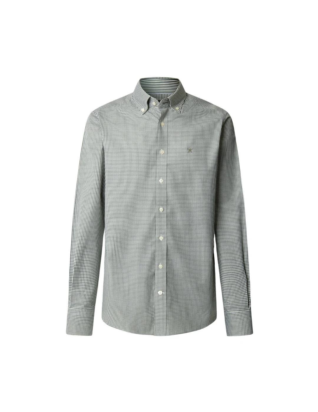 Hackett Camisa Verde cuadros pequeños
