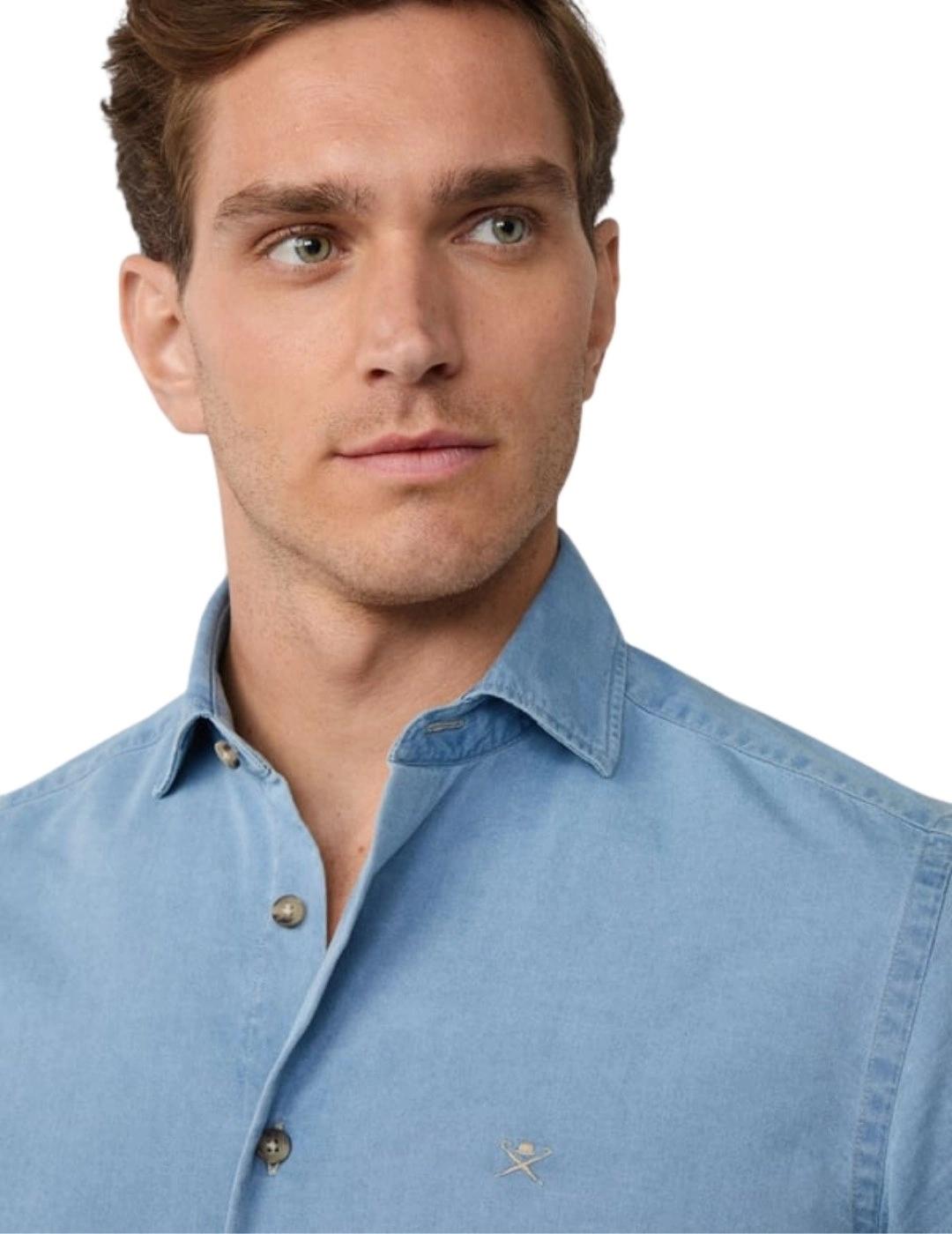 Hackett Camisa Denim Azul claro