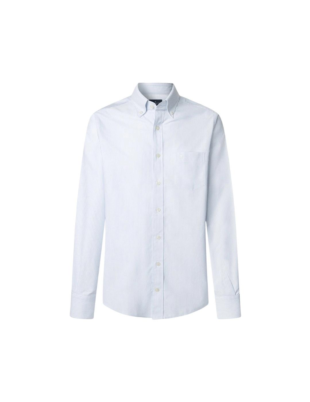Hackett Camisa Azul cielo Rayas Oxford