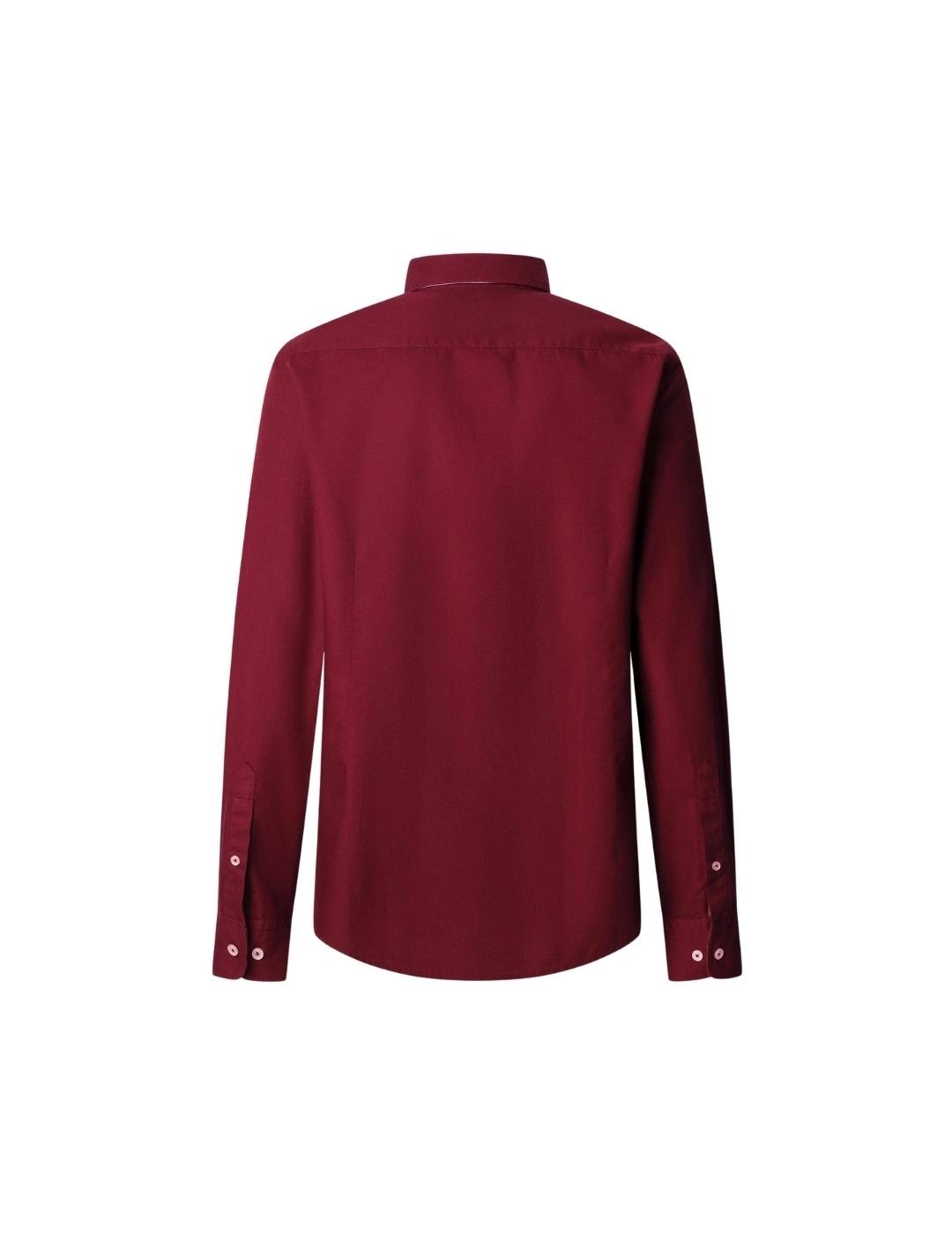 Hackett Camisa Granate Oxford