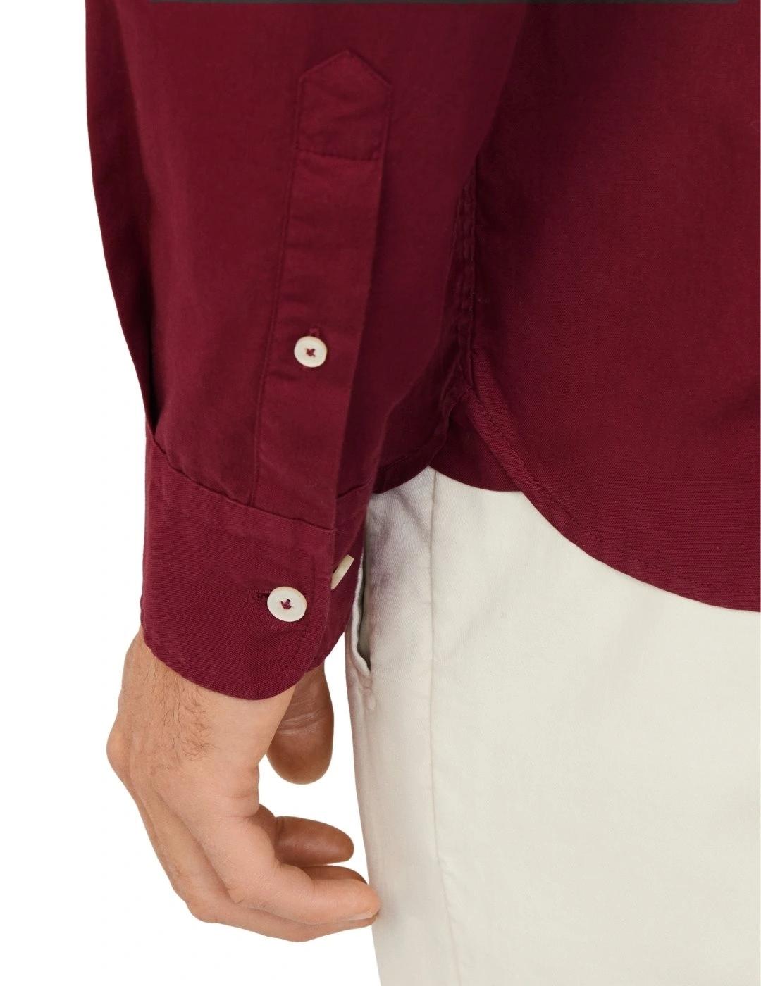 Hackett Camisa Granate Oxford