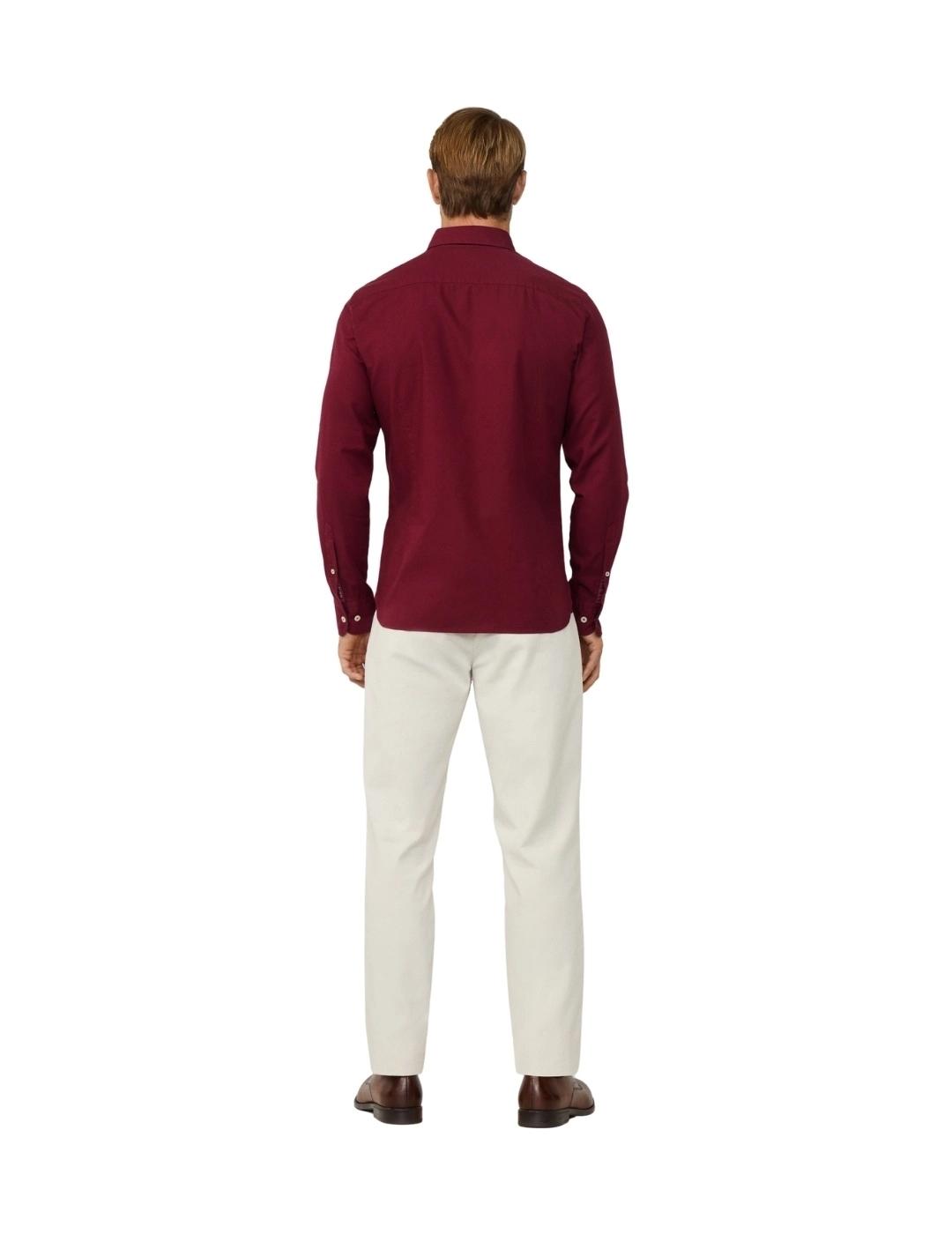 Hackett Camisa Granate Oxford