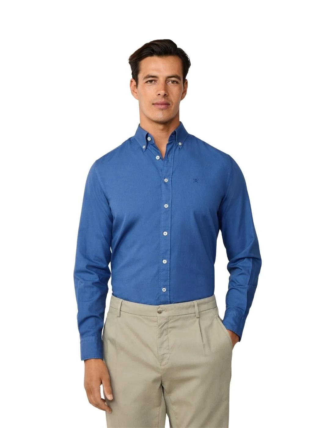 Hackett Camisa Azul cielo Oxford
