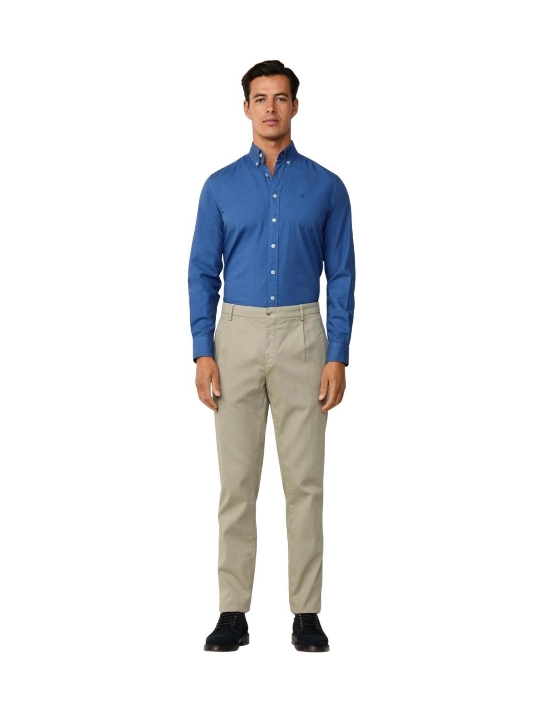 Hackett Camisa Azul Eton Oxford