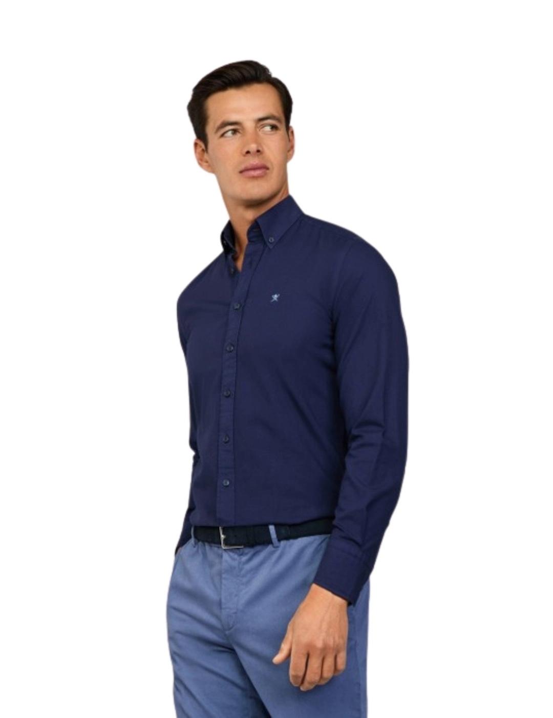 Hackett Camisa Azul marino Oxford