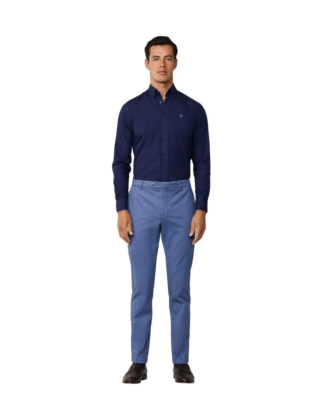 Hackett Camisa Azul marino Oxford