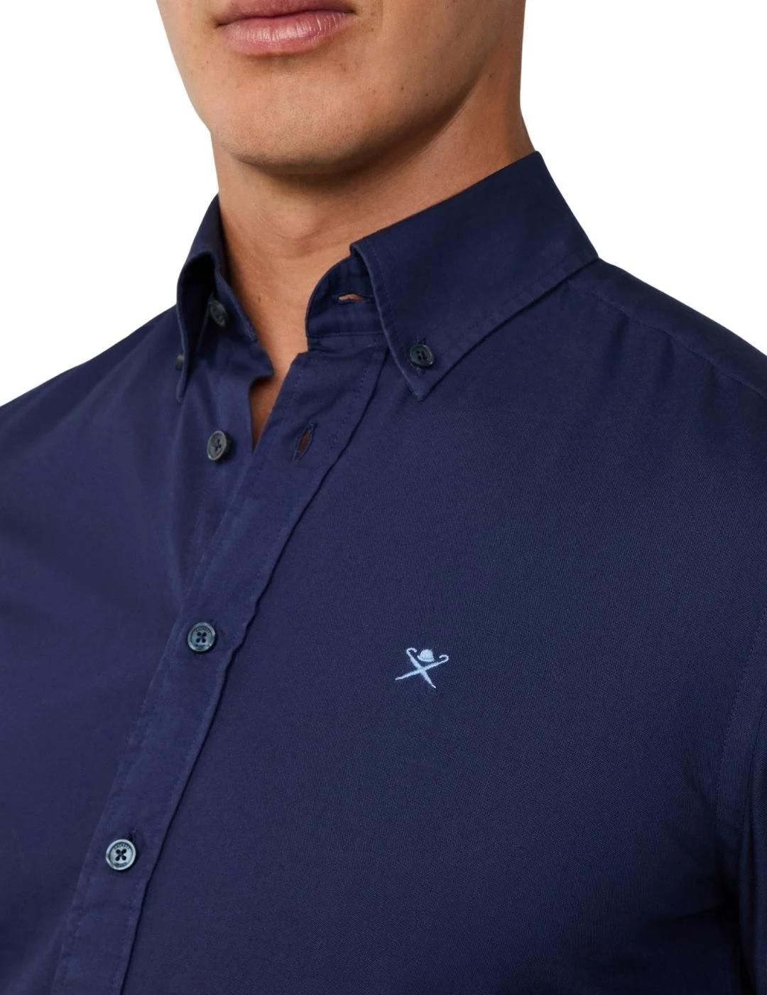 Hackett Camisa Azul marino Oxford