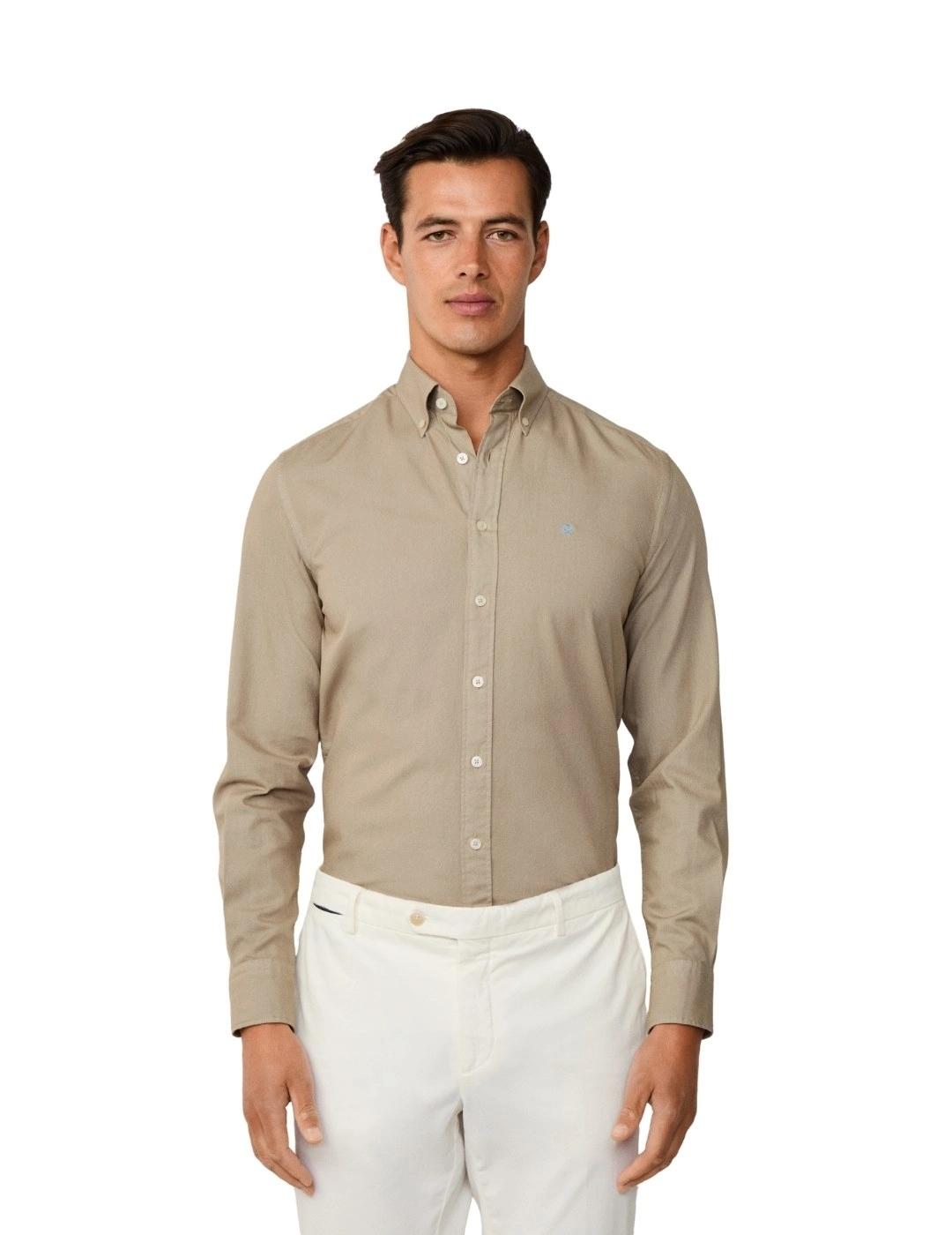 Hackett Camisa Azul cielo Oxford