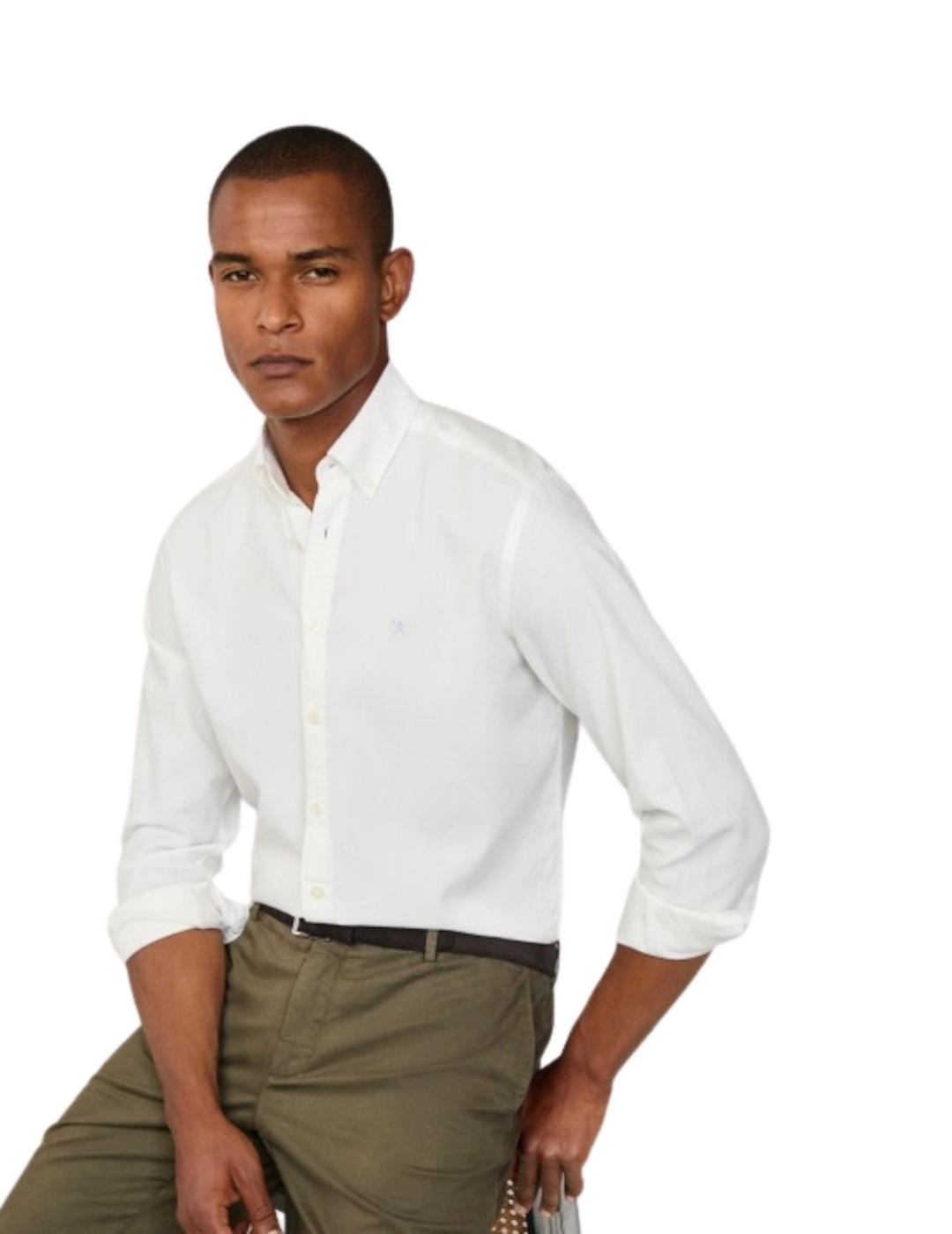 Hackett Camisa Blanca Oxford