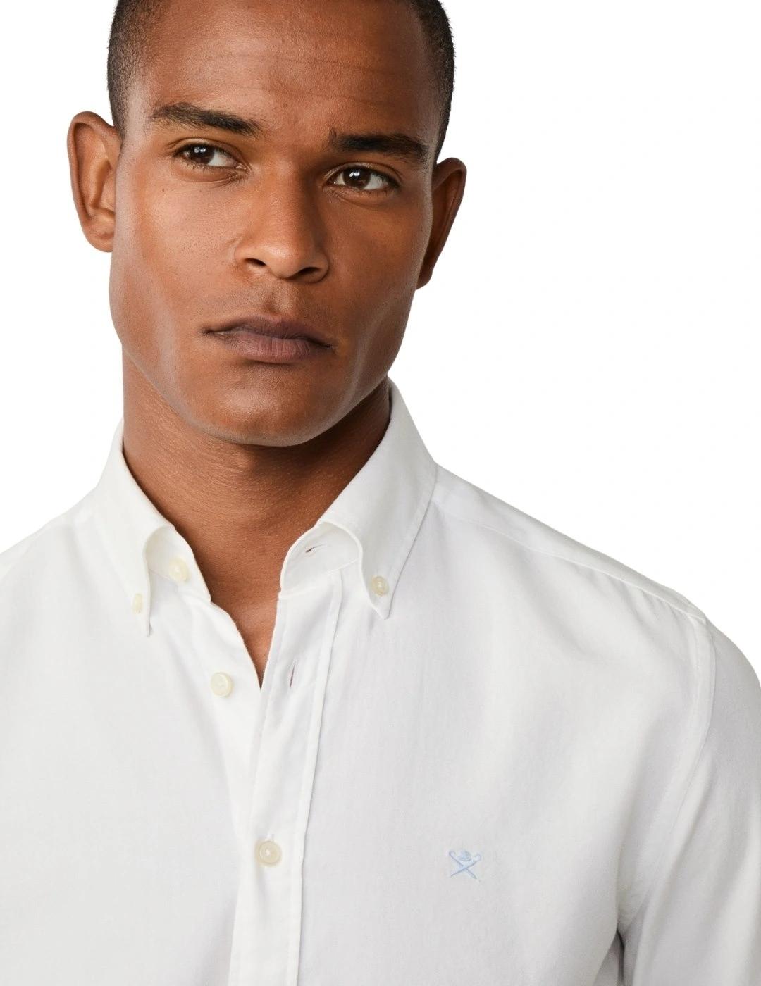 Hackett Camisa Blanca Oxford