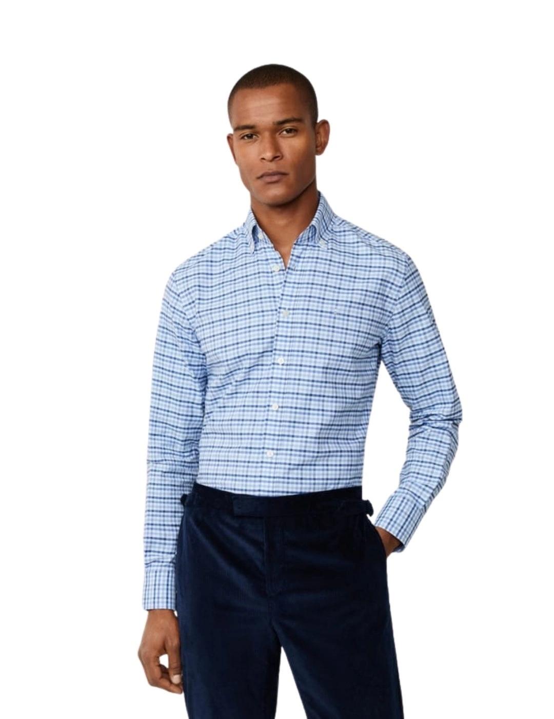 Hackett Camisa Tricolor cuadros