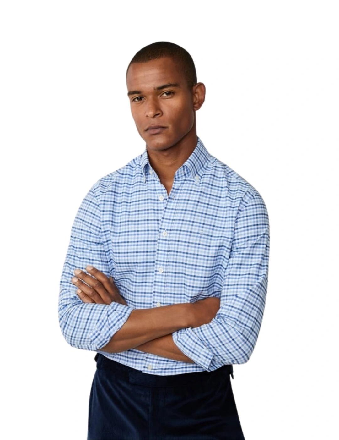 Hackett Camisa Tricolor cuadros