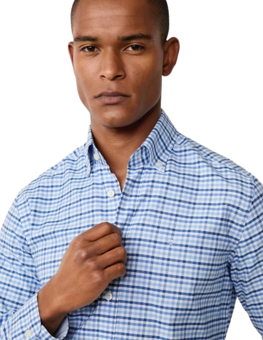 Hackett Camisa Tricolor cuadros
