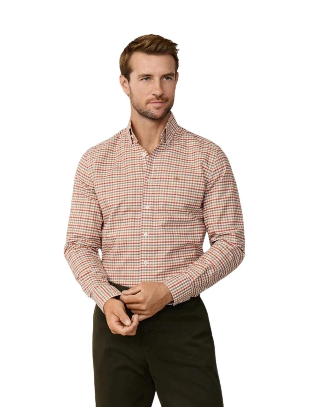 Hackett Camisa Tricolor cuadros