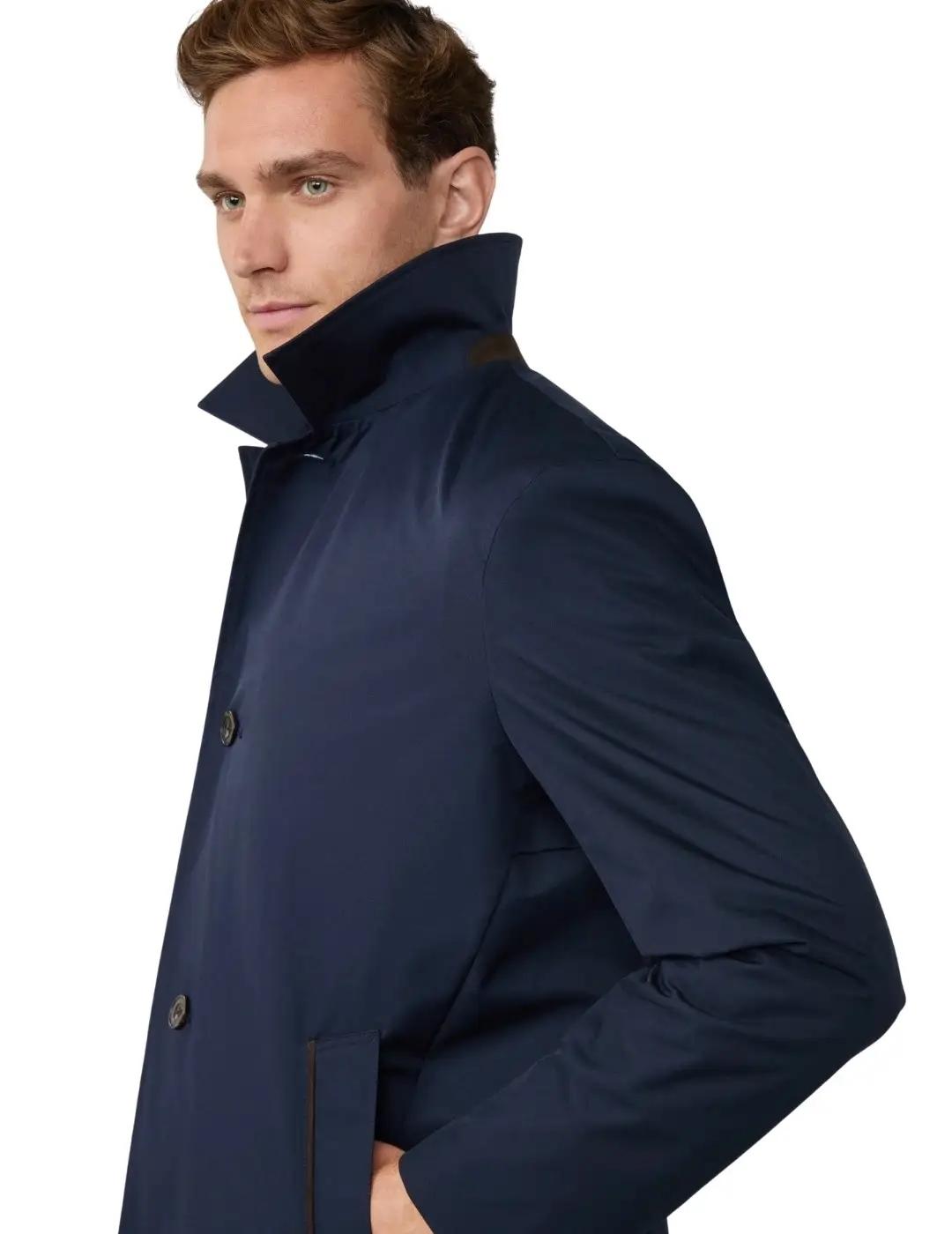 Hackett Abrigo Belgravia Azul marino