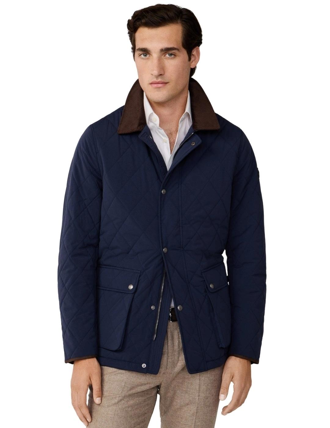 Hackett Cazadora Acolchada Azul marino