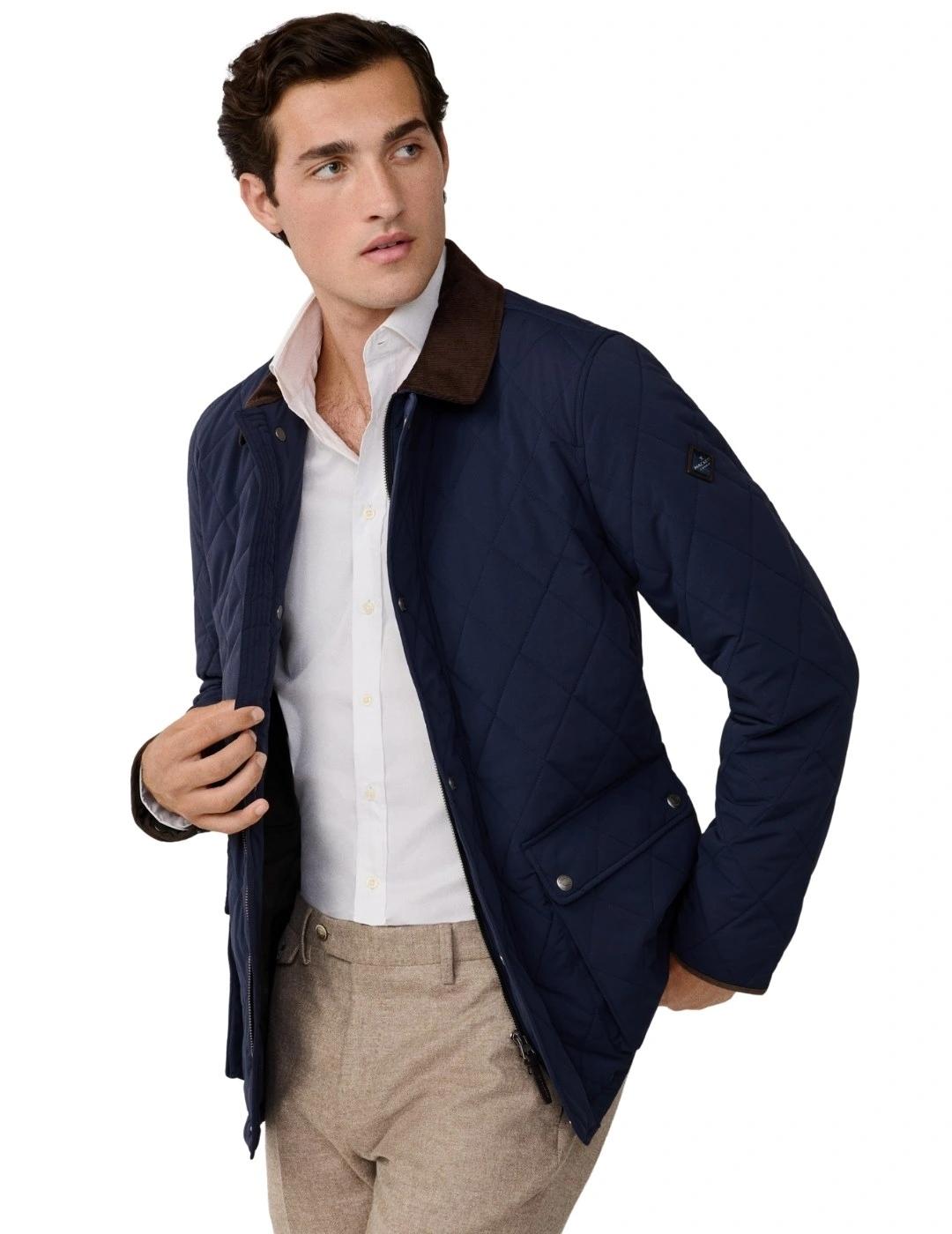 Hackett Cazadora Acolchada Azul marino