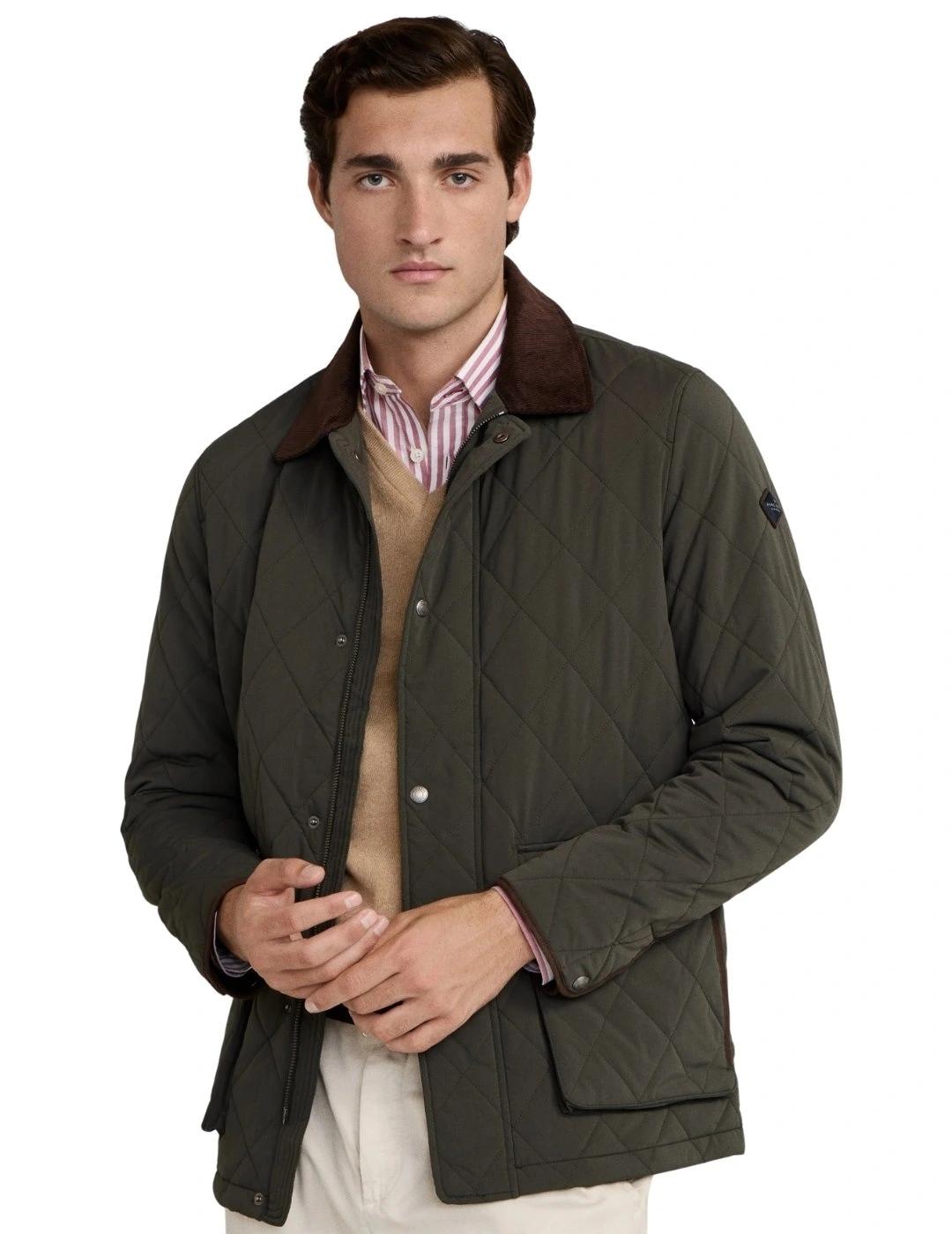 Hackett Cazadora Acolchada Verde