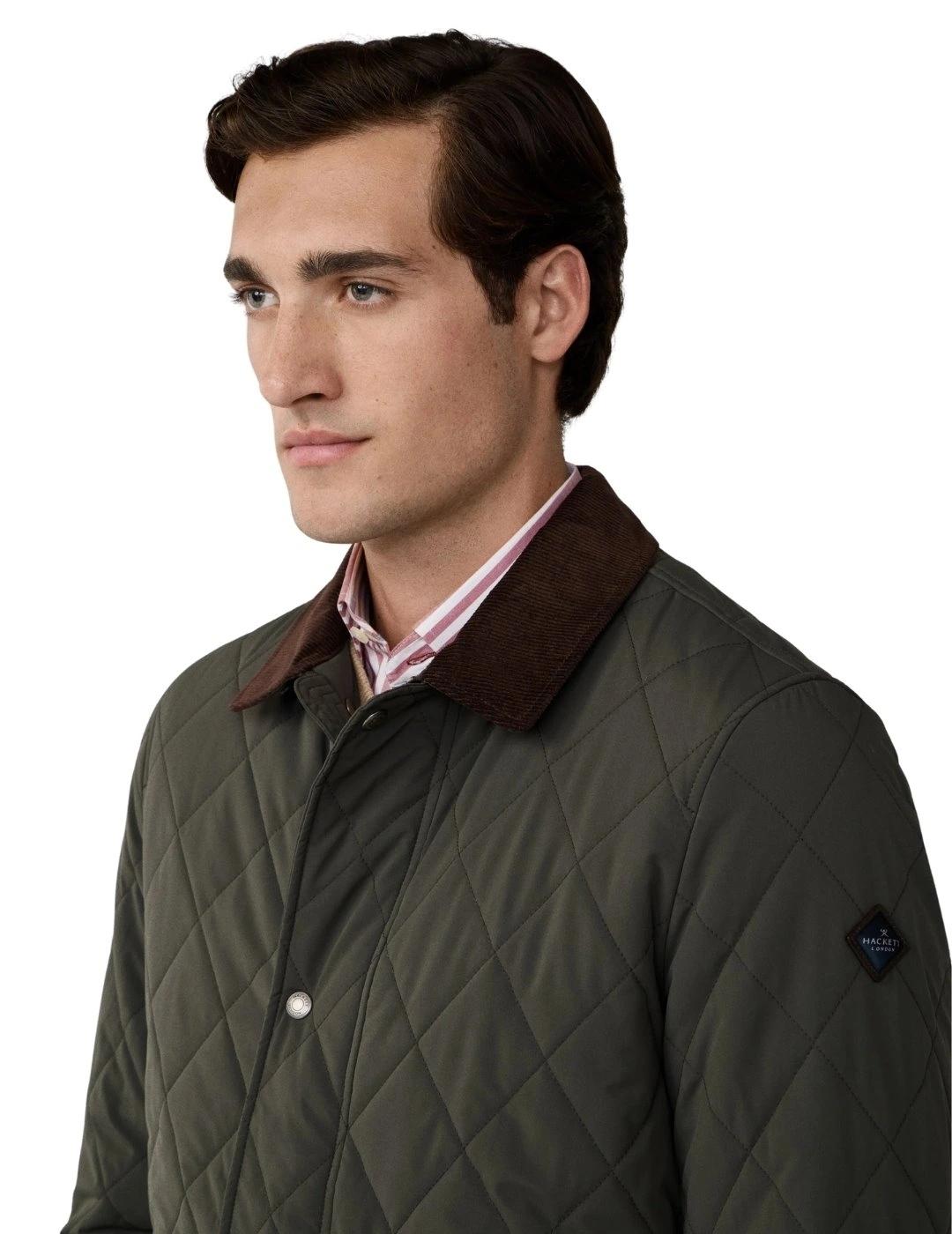 Hackett Cazadora Acolchada Verde
