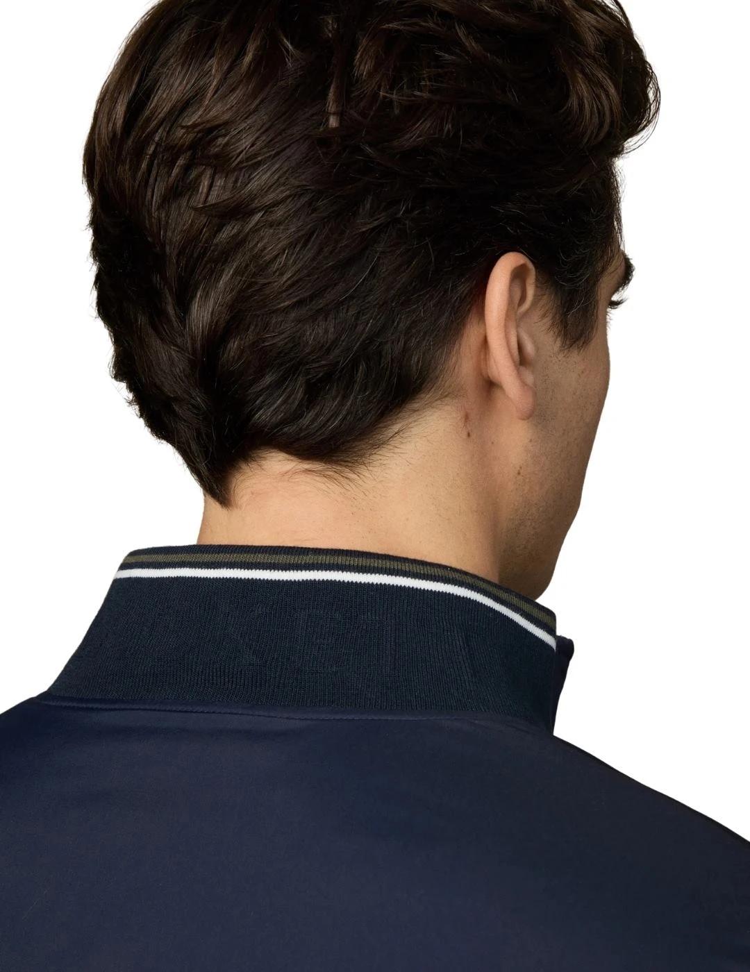 Hackett Chaqueta Bomber con logo Azul oscuro