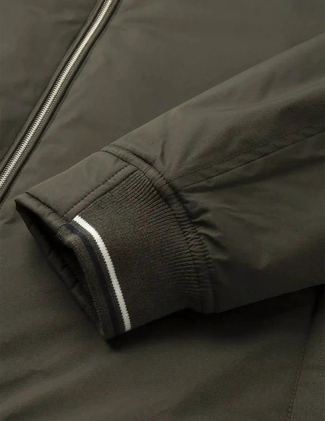 Hackett Chaqueta Bomber con logo Verde