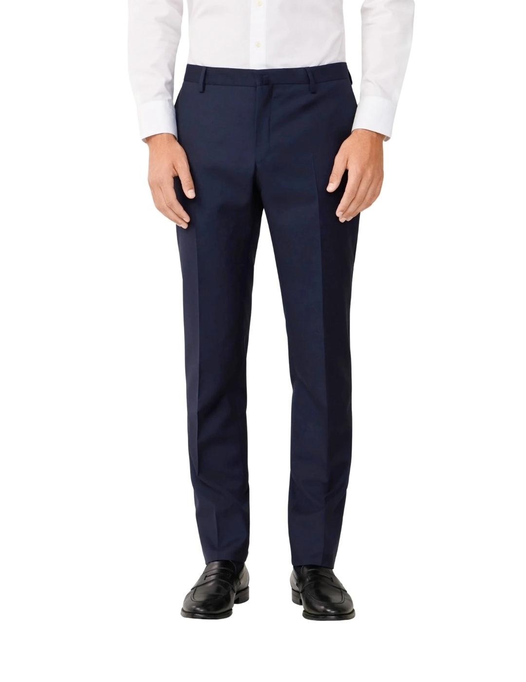 Hackett Traje de lana espiga doble botonadura