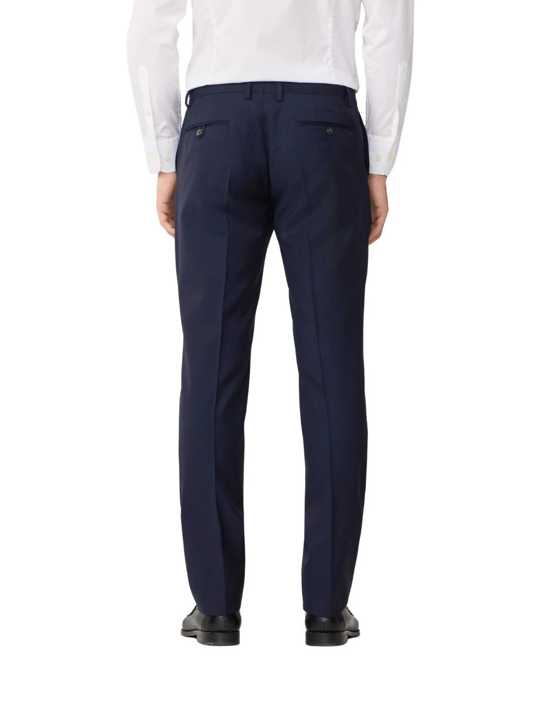 Hackett Traje de lana espiga doble botonadura