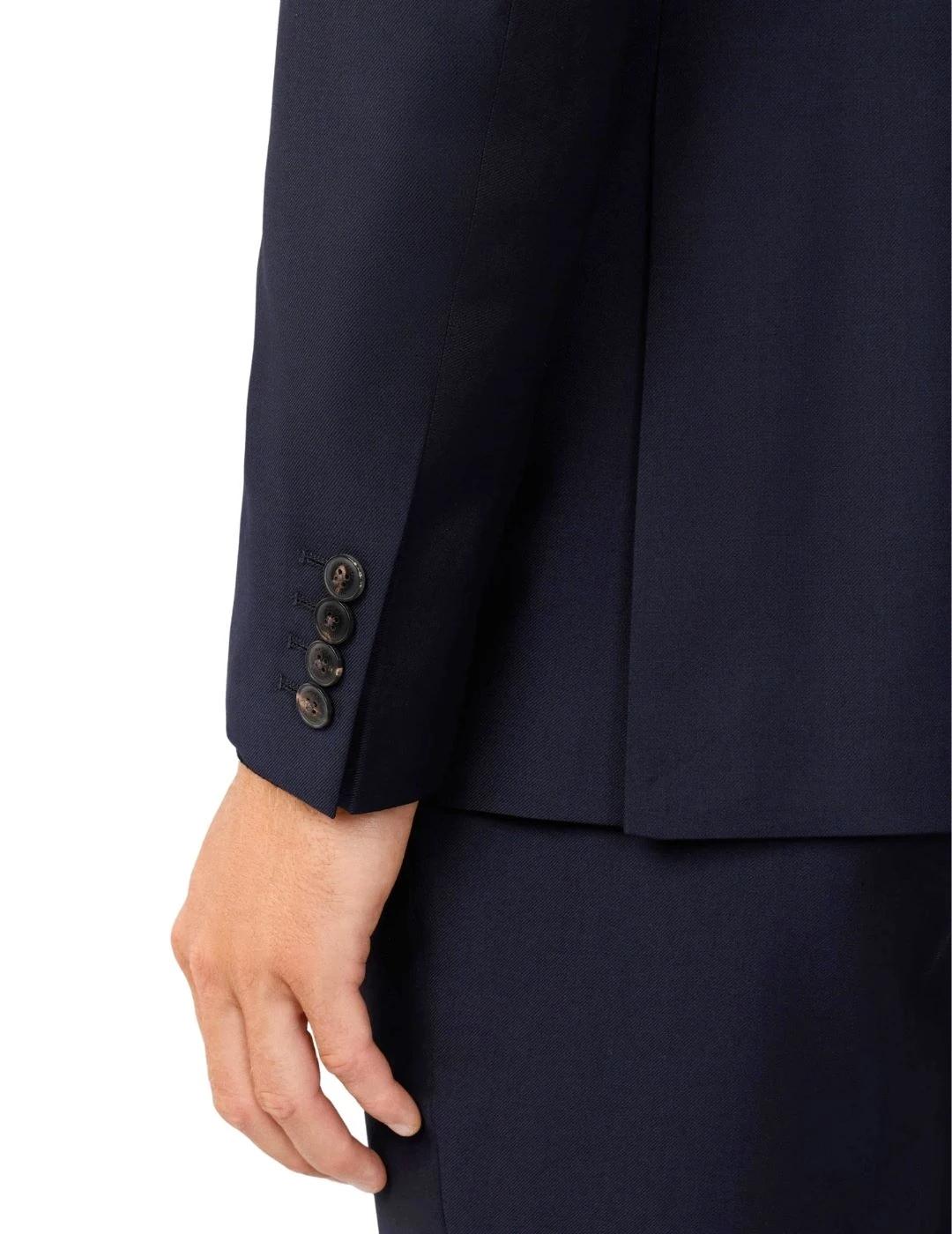 Hackett Americana de lana Azul oscuro Regular