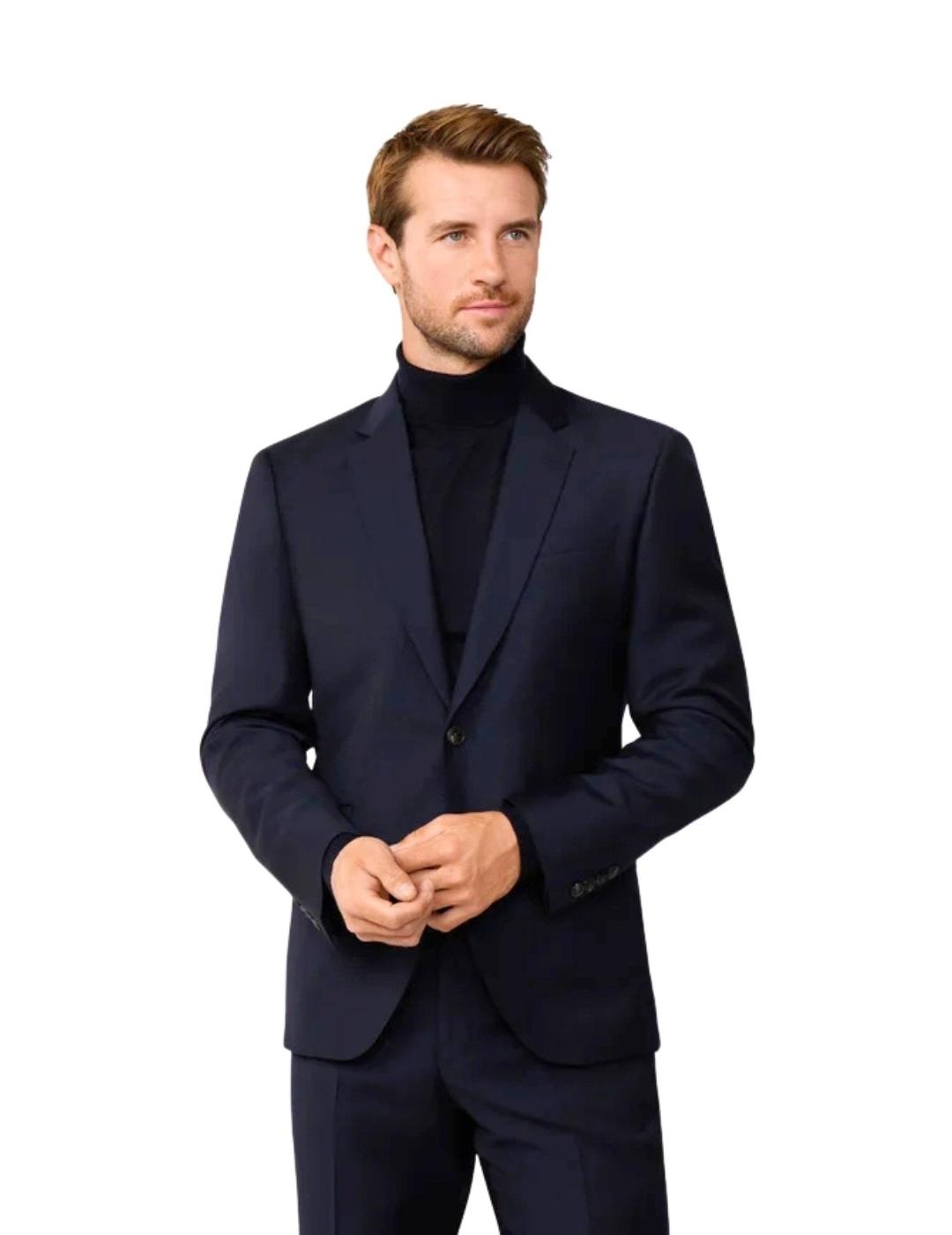 Hackett Americana de lana Azul oscuro Short