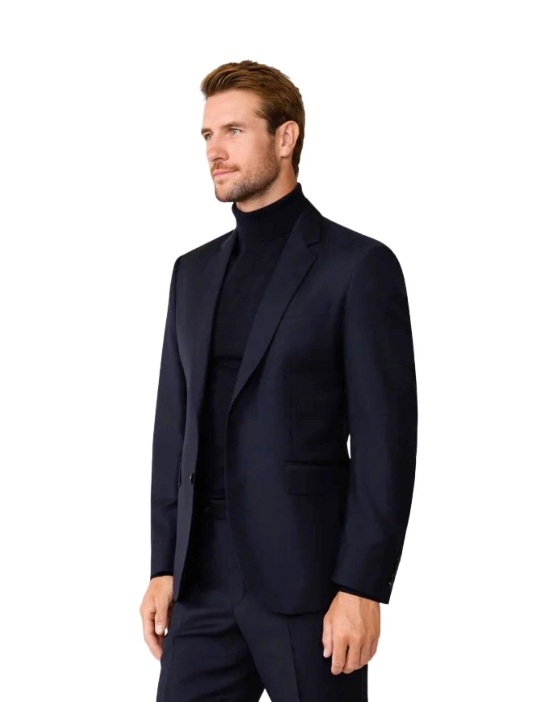 Hackett Americana de lana Azul oscuro Short