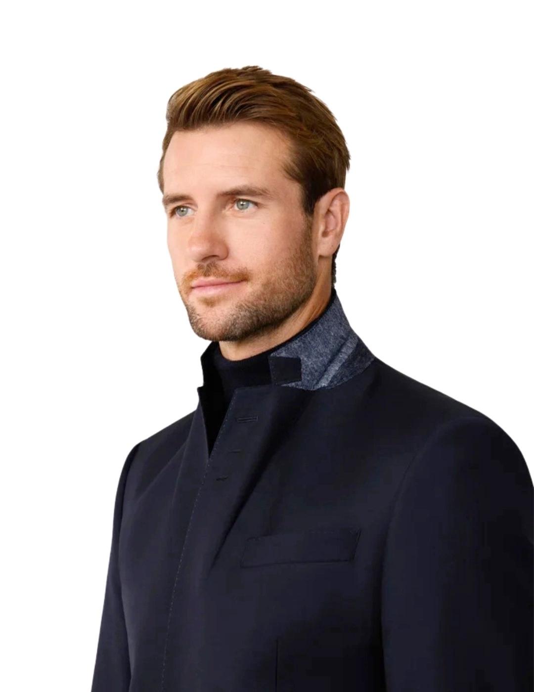 Hackett Americana de lana Azul oscuro Short