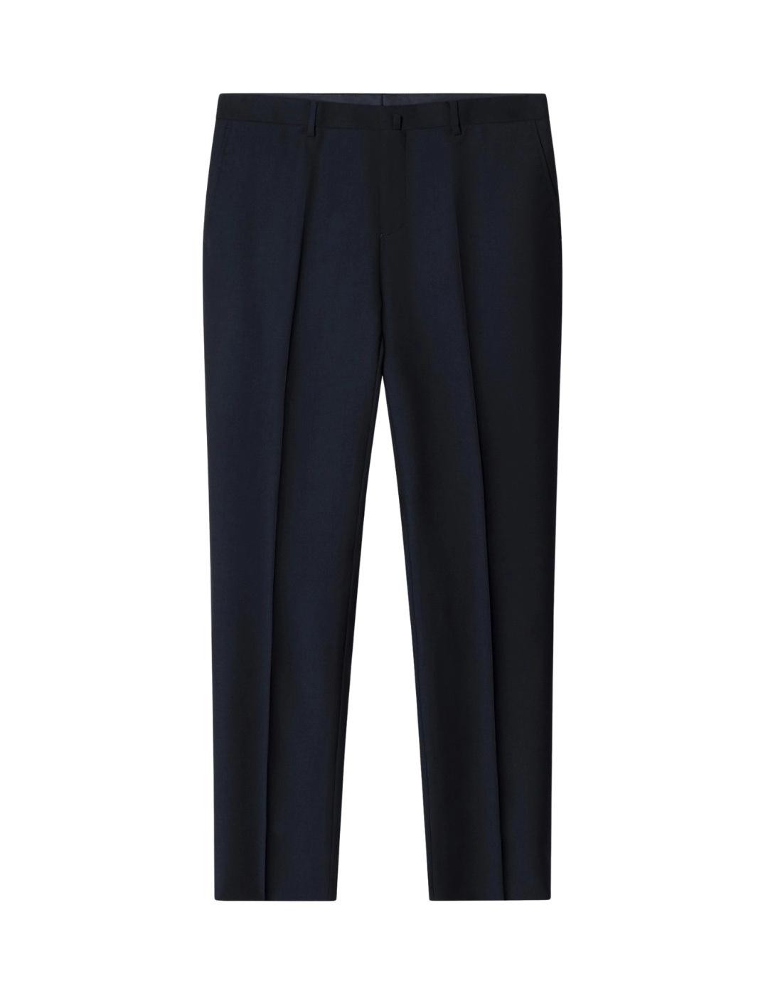 Hackett Pantalón de traje de lana Azul marino