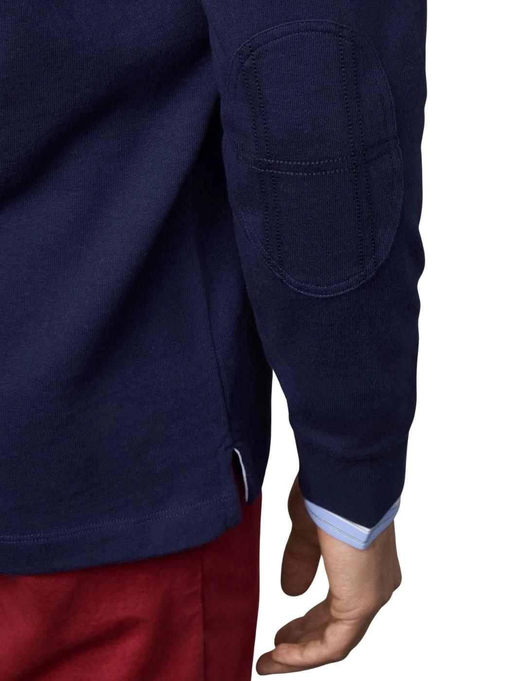 Hackett Polo Rugby con logo Azul tinta